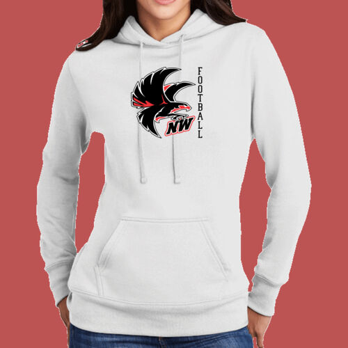 Niagara Wheatfield - Ladies Core Fleece Pullover Hooded Sweatshirt Thumbnail