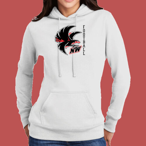 Niagara Wheatfield w/ Player Name - Ladies Core Fleece Pullover Hooded Sweatshirt Thumbnail