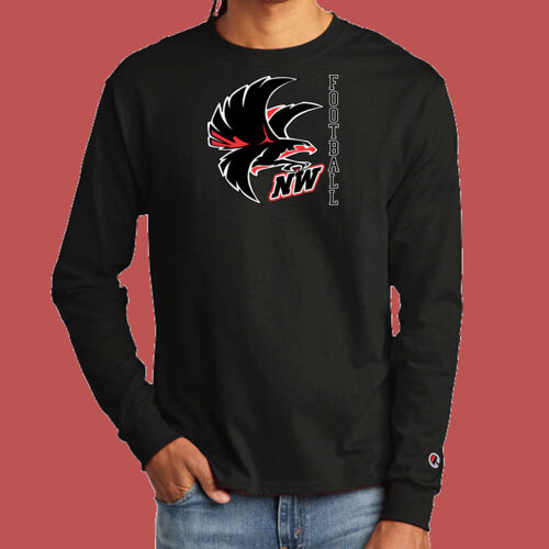 Niagara Wheatfield w/ Player Name - Heritage 5.2 Oz. Jersey Long Sleeve Tee Thumbnail