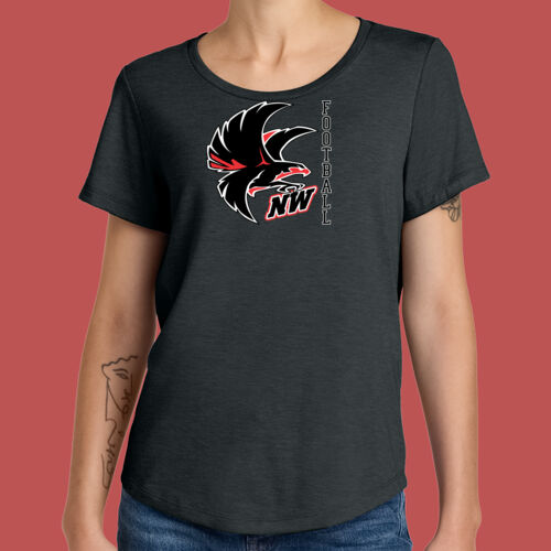 Niagara Wheatfield w/ Player Name - Women's Relaxed Tri Blend Scoop Neck Tee Thumbnail