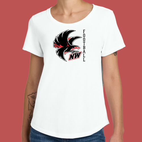 Niagara Wheatfield w/ Player Name - Women's Relaxed Tri Blend Scoop Neck Tee Thumbnail