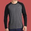 PosiCharge ® Long Sleeve Tri Blend Wicking Raglan Tee Thumbnail