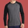 PosiCharge ® Long Sleeve Tri Blend Wicking Raglan Tee Thumbnail